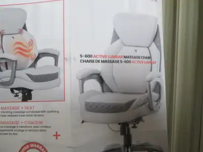 excellent desk chair with massage and heat, View more
