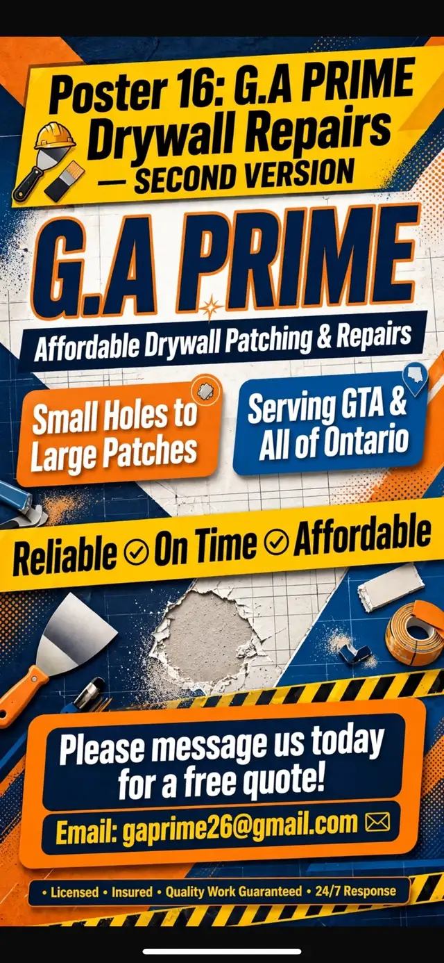 Drywall Patches / Drywall Repair / Painting  affordable l