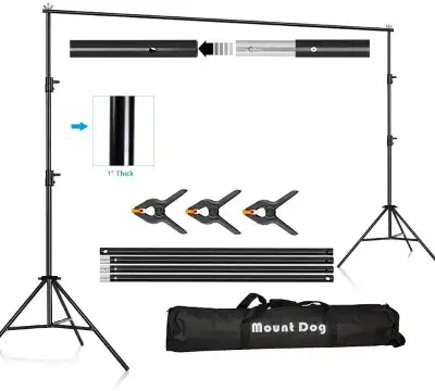 Backdrop stand for rent -$20/per weekend Plus $40 refundable deposit-you get the $40 back when you r...
