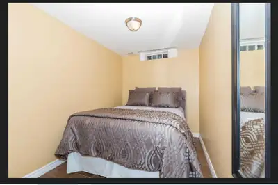 One Room available in 2 Bedroom Basement(Brampton) Hello, I have 1 Shared bedroom Basement available...
