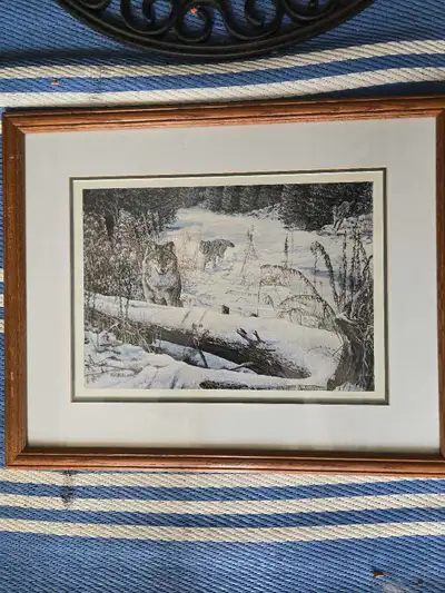 This pre-owned, limited edition offset lithograph by artist Paul Rankin, titled 'Planning The Ambush...