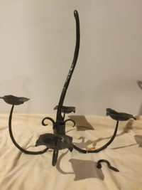 Wrought Iron Candle Chandelier - locally hand-forged