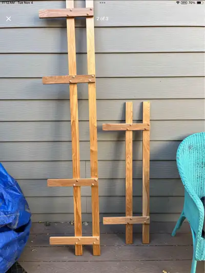 These wooden side rails are new and in excellent condition, ready to add safety and style to your bu...