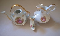 Vintage Limoges Porcelain Miniature Pitcher/ Kettle