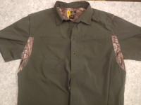 Mens Browning shirt sleeve camo button up shirt  - new condition