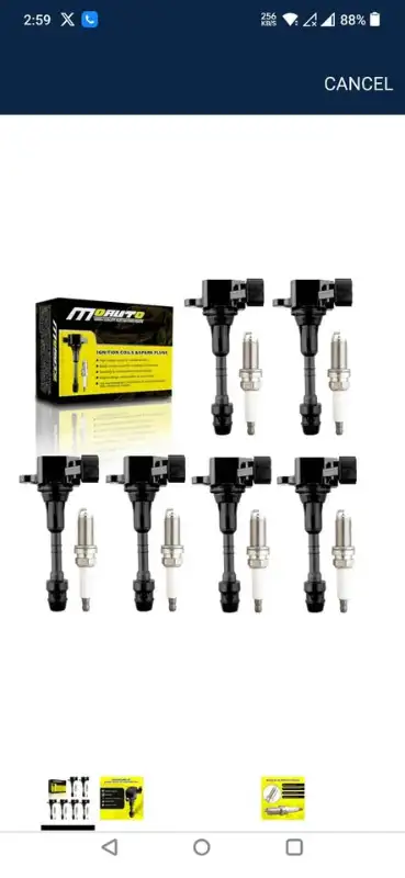 UF349 / 6 Ignition Coil Packs & 6 Iridium Spark Plugs in Engine & Engine Parts in City of Toronto - Image 4
