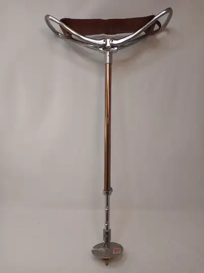 Gamebird Shooting Stick Seat Made in UK Quality Leather, View more