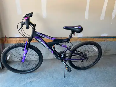 Nitrous Supercycle dual suspension bike with 24 inch wheels, View more