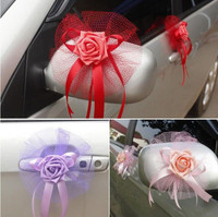 Set of 2 Wedding car decoration bows