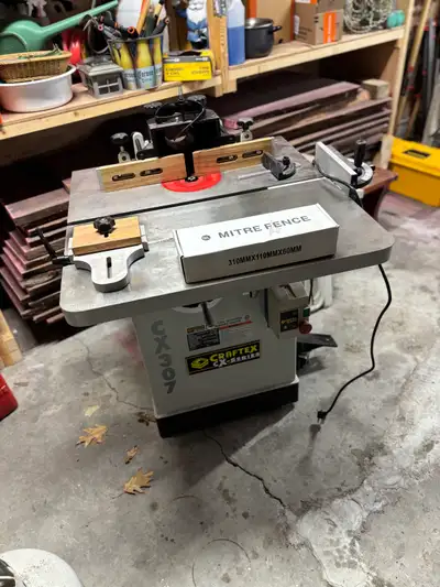 2 1/2 HP INDUSTRIAL WOOD SHAPER CRAFTEX, View more