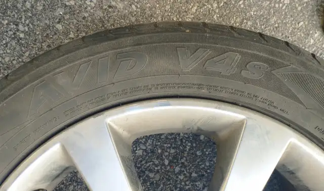 4x INFINITY 215/55 R17 Yokohama Tires + Great Rims! in Tires & Rims in City of Toronto - Image 6