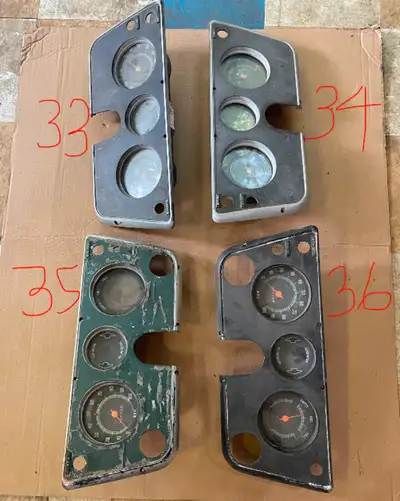 67-72 GMC Chevy C10 Dash Gauges, View more