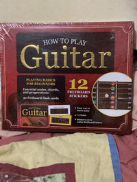Guitar book and Stickers 
