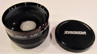 Hi-Res Wide Angle 0.5X supplemental mount Lens - ZYKKOR 52mm  ✔