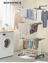 Foldable clothes dryer rack