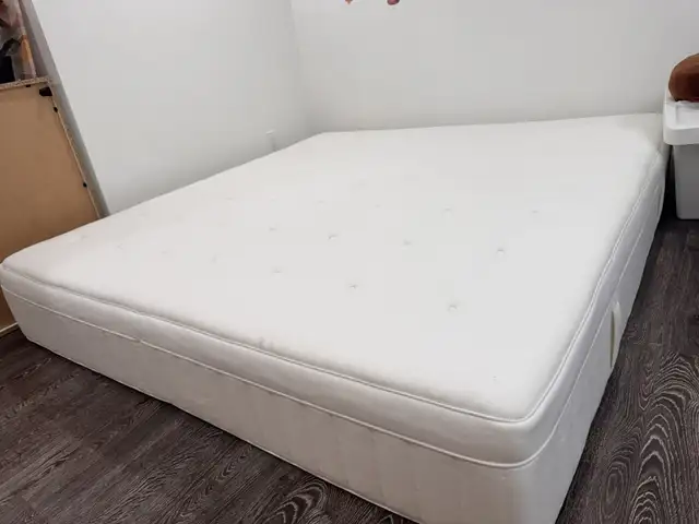 IKEA HESSTUN King Eurotop Mattress, Plush, Like New in Beds & Mattresses in Delta/Surrey/Langley - Image 5