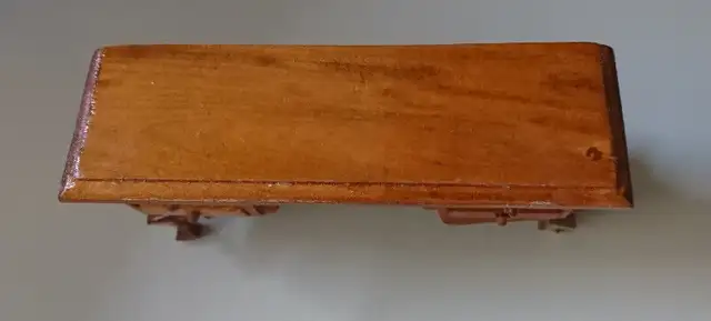 Vintage Handcrafted Miniature Wooden Dollhouse Desk in Arts & Collectibles in Oshawa / Durham Region - Image 6