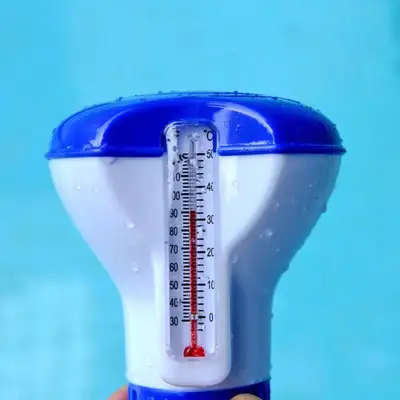 Floating Thermometer, Pool Chlorine Dispenser Floating Swimming, View more