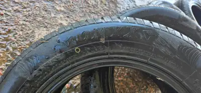 Four Onyx NY-801 all season tires. Good tread remaining. 215-60R16.