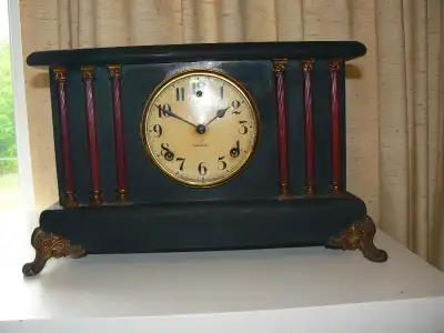 Antique Gilbert Mantel Clock, View more