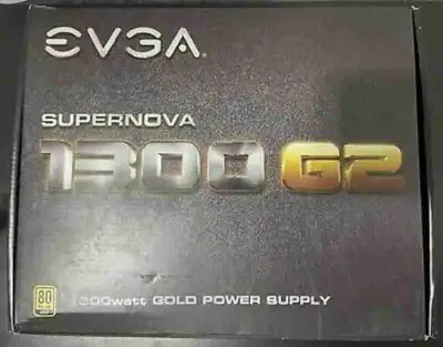 EVGA 1300W G2 gold power supply, View more