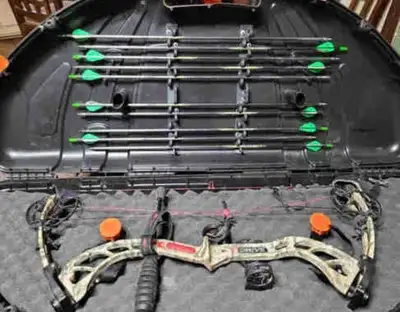 PSE X-Force Pro Series Compound Bow with Case, View more