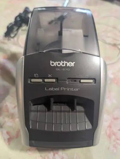 brother QL-570 label printer, View more