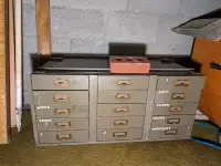 Ancient filing cabinet