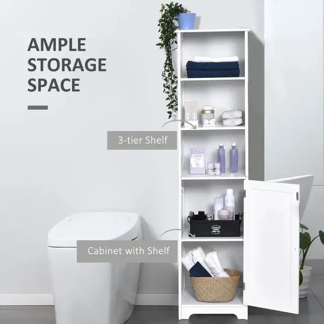 Tall Bathroom Storage Cabinet in Bookcases & Shelving Units in Markham / York Region - Image 4