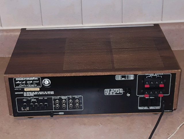  Vintage Marantz SR1000 Stereophonic Receiver AM FM Stereo Recei in General Electronics in City of Toronto - Image 7
