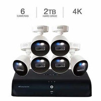 Lorex 4K Fusion DVR Wired Security System with Dual Warning Ligh
