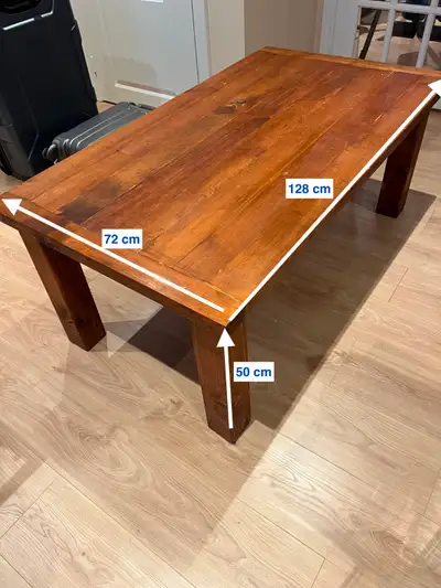 wood coffe table (for indoor and outdoor) retail price 440$, View more