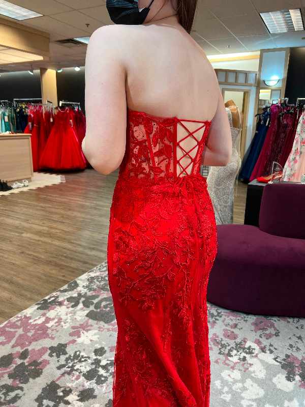 Sherri Hill Red Prom Dress Size 8 $300 in Women's - Dresses & Skirts in Dartmouth - Image 2