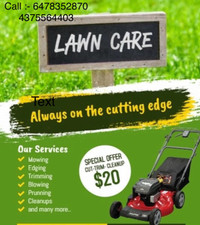 Lawn mowing 