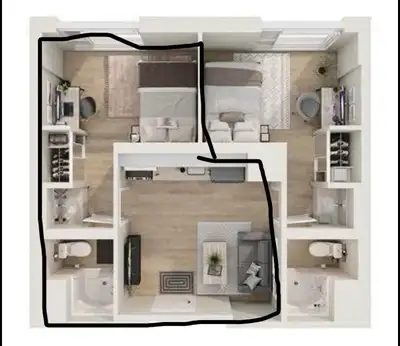 Room Available — Quad at York University (Lease Transfer) Building 85 — Room 406-A Move-in: April 24...