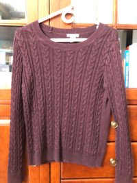 Chandail / Tricot / Pull Bourgogne (S/P)