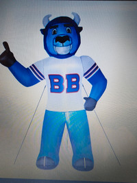 7' Air Blow Up LED Inflatable NFL Buffalo Bills Billy Mascot Yar