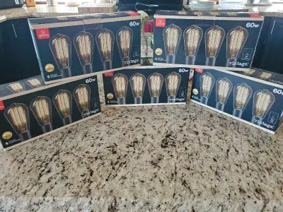 60w Clear Vintage Light bulbs. Qty 18, View more
