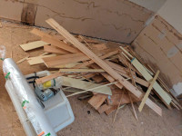 Free scrap wood paneling