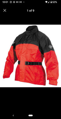 READ AD: FIRSTGEAR adult 4xl packable motorcycle rain jacketSays