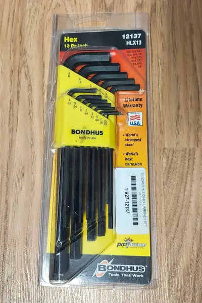 Bondhus Hex Key Set * NEW, View more