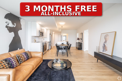 3 MONTHS FREE + ALL-INCLUSIVE RENT - 2 Bed / 2 Bath | The Dale (99 Parkdale Ave) - Available Feb 1 8...