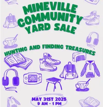 Mineville Community Yard Sale. 9am-1:00pm., View more