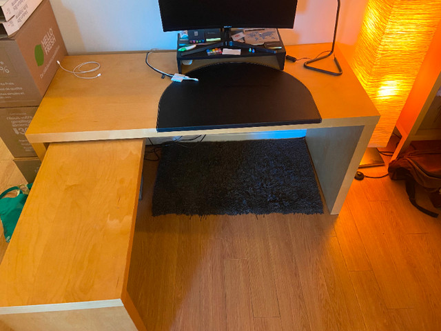 IKEA Large Wood Desk (Extendable Side) in Desks in City of Halifax - Image 2