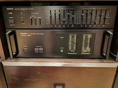 Nikko Power-Amp, Pre-Amp, Tuner, Equalizer Stereo, View more