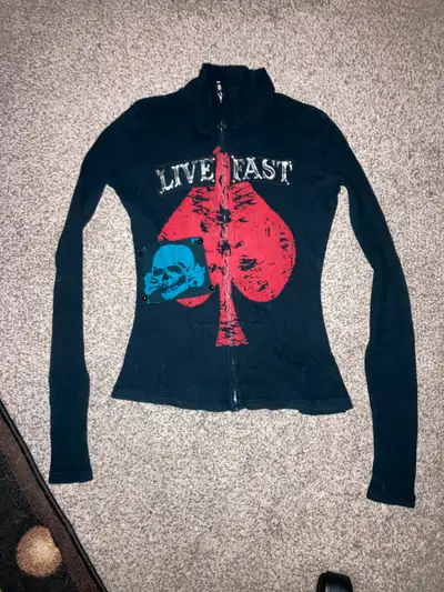 If you want it, let me know and we can meet downtown. Sweater will fit a petite person.