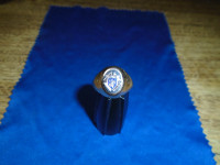 vintage gold Knights of Columbus ring