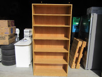 Solid Wood Veneered Storage Shelf: 36" Wide/12" Deep/72" Tall