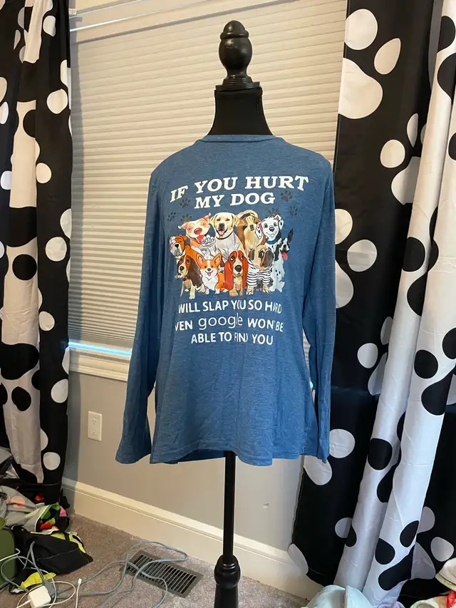 Dog Print Long Sleeve Shirt in Women's - Tops & Outerwear in Annapolis Valley - Image 5