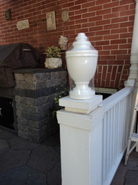 fence urn finial polyurethane (20 available)